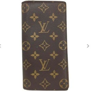 Louis Vuitton Unisex Monogram Brazza Wallet EUC